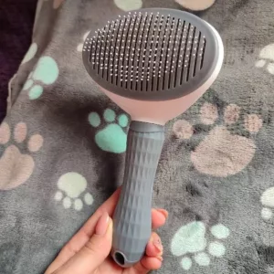 Ontvangen Zelfreinigende Hondenhaar Verwijderborstel van klant P****a.