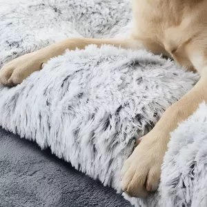 dog bed, washable dog bed, dog mattress, plush dog bed, warming dog bed, rectangle dog bed, dog cushion