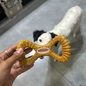 Ontvangen Onverwoestbaar Houten Kauwspeelgoed voor Tandenreiniging van klant M****k.