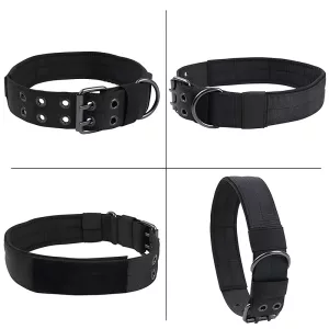 dog collar, tactical dog collar, military dog collar, adjustable dog collar